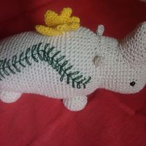Mi Proyecto del curso: Diseño y creación del Rinoceronte y su amigo. Crochet project by Silvia Real Ihlenfeld - 02.09.2021