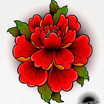 peonia design. Un projet de Illustration numérique de Braian Suarez - 09.02.2021