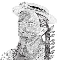 Mi Proyecto del curso: Retrato tipográfico . Un proyecto de Diseño tipográfico de Natalia Gajardo Reyes - 09.02.2021