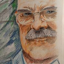 Mi Proyecto del curso:  Retrato realista con lápices de colores. Portrait Drawing project by Josep Manel Fernandez - 02.09.2021