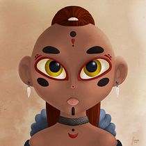 My project in Digital Illustration with Procreate course. Ilustração digital projeto de Evelina Kasak - 10.02.2021