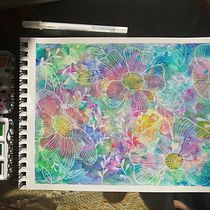My project in Modern Watercolor Techniques course. Painting, and Watercolor Painting project by m_gainzalein - 02.11.2021