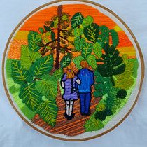 Mi Proyecto del curso: Introducción al bordado botánico. Un projet de Broderie de Romelia Verdugo Corral - 11.02.2021