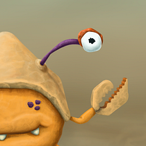 MECHANIC CRAB. Concept Art, Ilustração tradicional, Ilustração infantil, e Pintura digital projeto de Jesús Moreno Cuevas - 11.02.2021