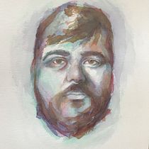 My project in Artistic Portrait with Watercolors course. Portrait Drawing, and Watercolor Painting project by Maryam Erfani - 02.12.2021