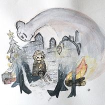 The Little Match Girl. Artistic Drawing project by Avril Van Hooste - 02.12.2021