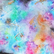Galaxy 1. Watercolor Painting project by lynettekot - 02.12.2021