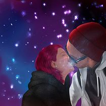 Mi esposa y yo recreados en el espacio fantasia. Animation, Digital Drawing, and Manga project by galeajhonatan - 02.12.2021