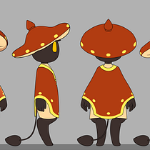 Mi Proyecto del curso: Creación de personajes para animación: formas, color y expresión. Un projet de Conception de personnages de Jami Purple - 12.02.2021