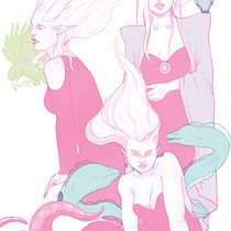 Mi Proyecto del curso: Técnicas de dibujo tradicional con Procreate. Desenho digital e Ilustração digital projeto de Pink Necro - 10.02.2021