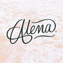 Mi Proyecto del curso: Lettering cursivo para logotipos. Un projet de Lettering de Alejandra Aguilar Báez - 13.02.2021