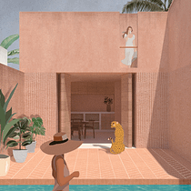 Meu projeto do curso: Representação gráfica de projetos arquitetônicos. Un projet de Architecture, Architecture numérique, Photographie d'architecture, Illustration architecturale , et ArchVIZ de Séfora Ferton - 14.02.2021