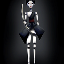 The Oriental Cyber Assassins.. Character Design project by Jill van der Lans - 02.14.2021