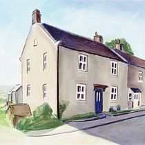 My project in Architectural Sketching with Watercolor and Ink course. Digital Painting, and Watercolor Painting project by Tim Cole - 02.14.2021