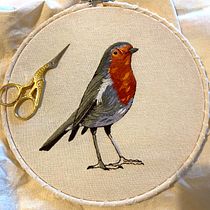 Mi Proyecto del curso: Pintar con hilo: técnicas de ilustración textil. Embroider project by Lourdes Alonso Carrión - 02.14.2021