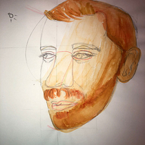 Mi Proyecto del curso: Cuaderno de retratos en acuarela. Fine Arts, Portrait Drawing, Portfolio Development, and Watercolor Painting project by Cintia Iborra Molina - 02.14.2021