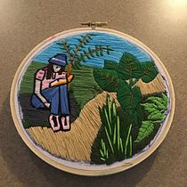 Mi Proyecto del curso: Introducción al bordado botánico. Un projet de Broderie de Vanesa Flores - 14.02.2021