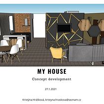 My project in Interior Design from Start to Finish course. Projekt z dziedziny Projektowanie wnętrz użytkownika Kristýna Hrášková - 15.02.2021