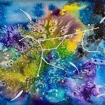 My project in Modern Watercolor Techniques course. Watercolor Painting project by Michele-Audrey COBUT - 02.15.2021