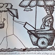 La niña que emprende un viaje. Traditional illustration project by Marisa Sánchez - 02.15.2021