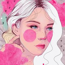 Drawing with Elena Garnu. Desenho digital, e Pintura em aquarela projeto de Bianca Lee - 15.02.2021