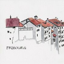 Mein Kursprojekt: Urban Sketching: Drücke deine Welt mit einer neuen Perspektive aus  . Traditional illustration, Sketching, Drawing, Watercolor Painting, Architectural Illustration, and Sketchbook project by Hanspeter Stünzi - 06.13.2022