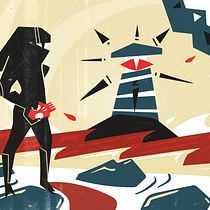 A Strange Day. Un progetto di Graphic design e Illustrazione tradizionale di Anastasia Sviridova - 15.02.2021