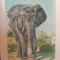 My project in Experimental Watercolor Techniques for Beginners course. Watercolor Painting project by lizscott08 - 02.16.2021