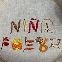 My project in Introduction to Raised Embroidery course. Projekt z dziedziny  Haft użytkownika Sofia Murray - 16.02.2021