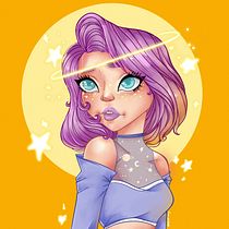 Mi Proyecto del curso: Retrato de personajes femeninos con Procreate. Projekt z dziedziny Trad, c, jna ilustracja, Ilustracja c i frowa użytkownika Alejandra Mandujano - 16.02.2021