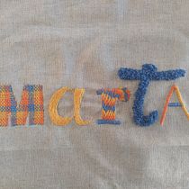 Mi Proyecto del curso: Letras bordadas: el hilo como herramienta gráfica. Un projet de Broderie de marta_sf - 16.02.2021