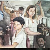Meu projeto do curso: Ilustração com aquarela: recrie cenas icônicas. Un progetto di Disegno artistico e Pittura ad acquerello di Everton Silva - 16.02.2021