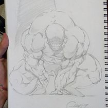 Mi Proyecto del curso: Ilustración para cómics: anatomía de un superhéroe. Ilustração tradicional, Design de personagens, Comic, Desenho a lápis, e Desenho anatômico projeto de lucianochavez71 - 16.02.2021