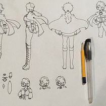 Mi Proyecto del curso: Dibujo de personajes manga desde cero. Traditional illustration, Character Design, Comic, Pencil Drawing, Drawing, and Manga project by Mariafernanda Dextre Pariona - 02.17.2021