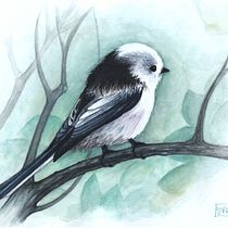 Mi Proyecto del curso: Ilustración naturalista de aves con acuarela. Een project van Traditionele illustratie y Aquarelschilderen van Lucía Vázquez de Prada - 17.02.2021