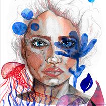 Mi Proyecto del curso: Retrato ilustrado en acuarela. Projekt z dziedziny  użytkownika Laura FLEITAS DELGADO - 17.02.2021