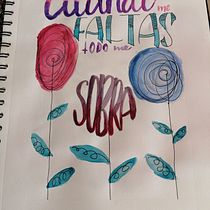 Mi Proyecto del curso: Caligrafía con pinceles de agua para principiantes. Un progetto di Calligrafia di Eva Rodríguez amoros - 17.02.2021