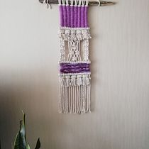 Mi Proyecto del curso: Introducción al macramé: creación de un tapiz decorativo. Un projet de Macramé de Pamela Vallejos - 17.02.2021
