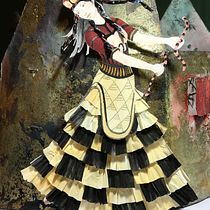 My project in Creative Fashion Illustration Techniques course. Un proyecto de Collage, Ilustración tradicional y Pintura a la acuarela de Mary Malm - 01.03.2021