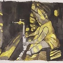 Meu projeto do curso: Ilustração em nanquim com influência japonesa. Ink Illustration project by Allan Martins - 02.17.2021