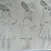 Mi Proyecto del curso: Introducción a la creación de personajes estilo cartoon. Un projet de Esquisse  de Jazmin Zarate - 02.03.2021