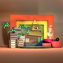 My first Cinema 4D Totem and Diorama models. Un progetto di Modellazione 3D di Jacopo Minucci - 10.04.2021
