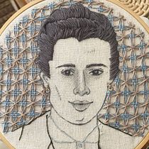 Mi Proyecto del curso: Creación de retratos bordados. Embroider project by María - 02.18.2021
