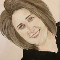 My project in Watercolor Portrait from a Photo course. Watercolor Painting project by Carleen Desautels - 02.19.2021