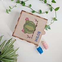 Mi Proyecto del curso: Bordado sobre madera. Un projet de Artisanat, Beaux Arts , et Broderie de Laura Zurita - 26.08.2021