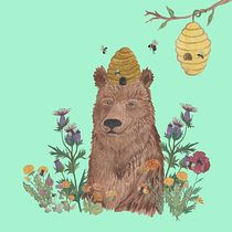 My project in Illustrated Pattern Design course. Acr, and lic Painting project by Elvis Penguin - 03.26.2021