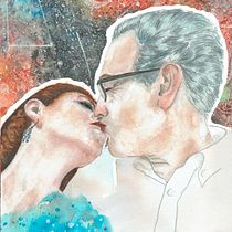 Mi Proyecto del curso: Retrato en acuarela a partir de una fotografía. Traditional illustration, Digital Illustration, and Watercolor Painting project by Carme Farrerons - 02.18.2021