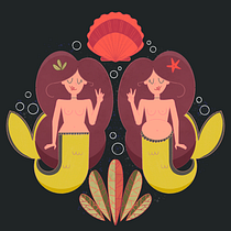 Meu projeto do curso: Composição criativa para ilustração com Procreate. Ilustração tradicional projeto de Cláudia Pereira - 18.02.2021
