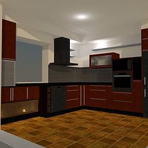 Cocina Casa Sandianes. Un projet de 3D de Ate Dlc - 18.02.2021