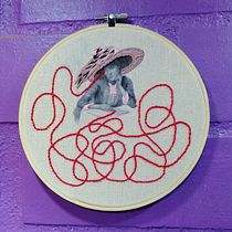 Mi Proyecto del curso: Bordado en fotografías sobre tela. Un progetto di Creatività di ivonne Abello - 18.02.2021